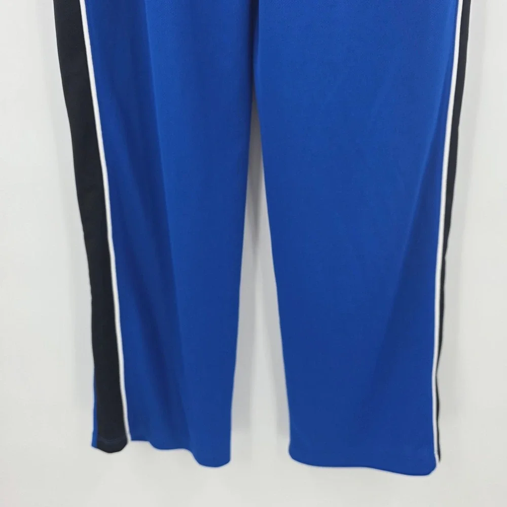 POLO RALPH LAUREN TRACK PANTS MENS LARGE BLUE BLACK POCKETS PERFORMANCE ATHLETIC